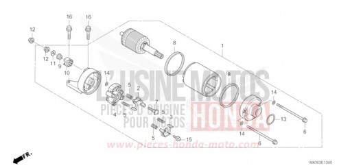 MOTEUR DE DEMARRAGE NC750XAP de 2023